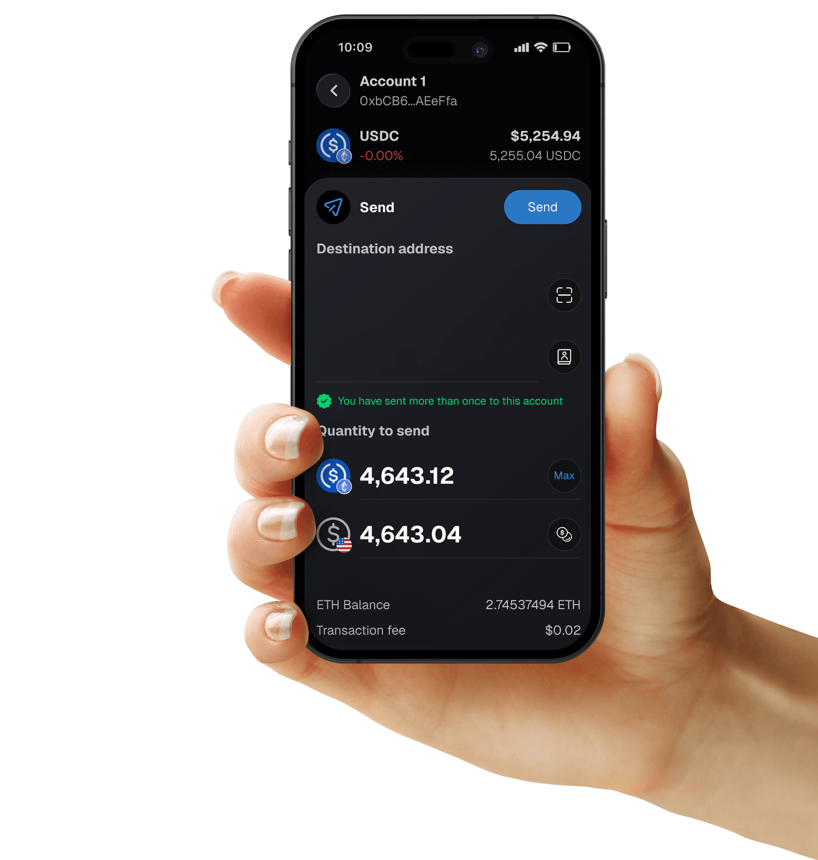 Keyring Address Book app